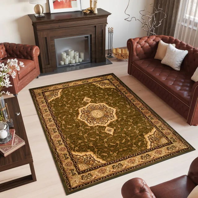 Tapiso Yesemek Vloerkleed Oriental Woonkamer Tapijt Maat- 140x190 Lemon