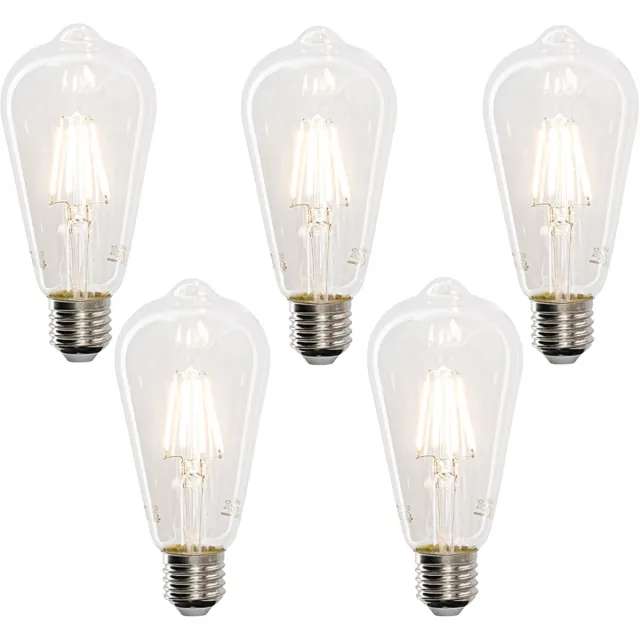 LUEDD Set van 5 Smart E27 LED lampen ST64 4,5W 470 lm 1800-4000K