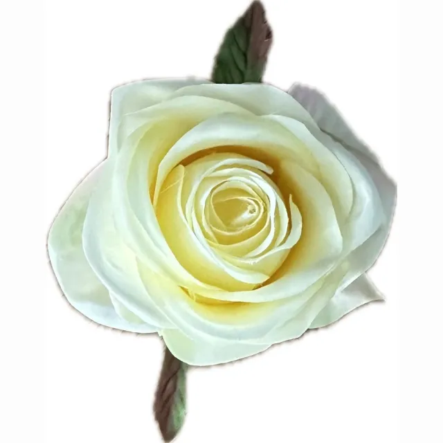 autodeco.nl AMALIA GEEL KUNSTROZEN - Rozenkoppen 12 stuks - Mooie Kwaliteit Kunstbloemen - Nepbloemen - Rozen zonder Steltjes - Kunstbloemen voor Decoraties/ Versieringen - DIY Bloemen - Rozen voor de Bloemenmuur