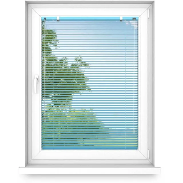Fart Produkt time4blinds - Binnenjaloezieën Zonder Boren - Aluminium Jaloezieën - Aluminium Rolgordijnen voor Woonkamer, Slaapkamer, Keuken, Kantoor - met Koordgeleiders - Azuurblauw, Rechts, 800x2000 Azure Blue - Rechts