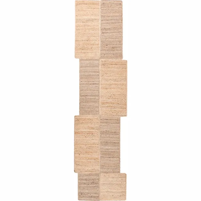 Beliani SANGLI - Vloerkleed - Beige - 80 x 300 cm - Jute