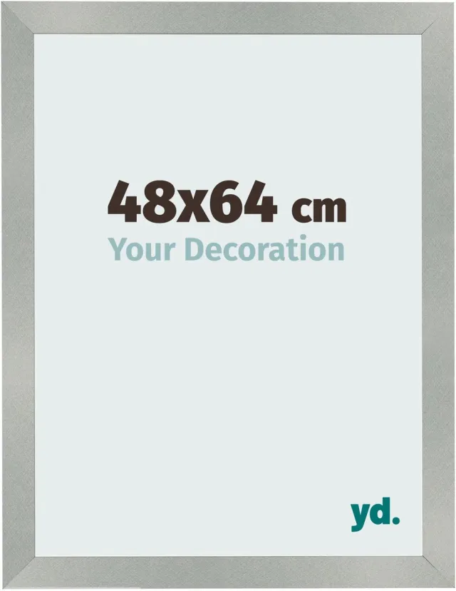 yd. Your Decoration - Fotolijst 48x64 cm - MDF - Aluminium Geborsteld - Bologna