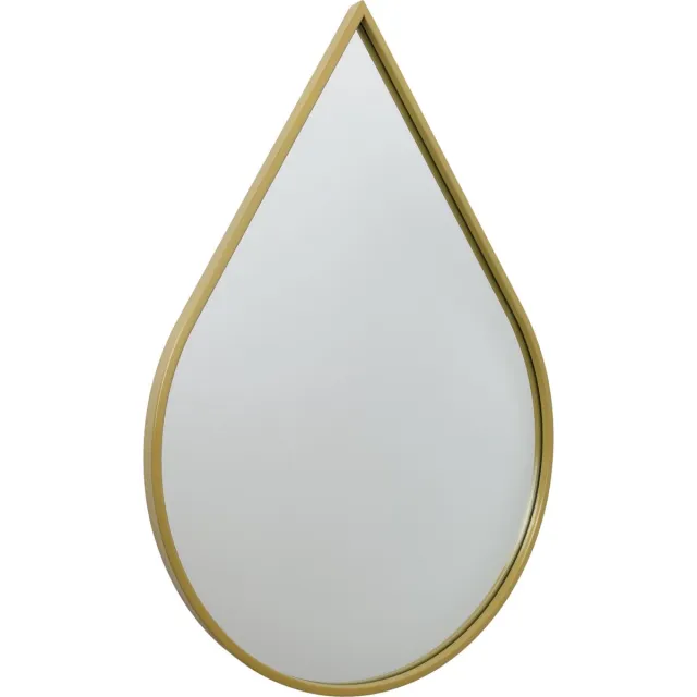 Fragix Boston Spiegel Druppel - Goud - Metaal - 50x70