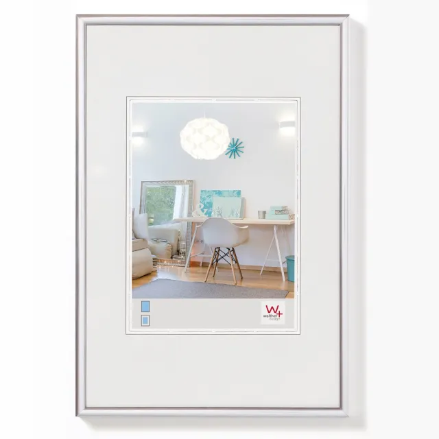 Walther New Lifestyle - Kunststof lijst - Fotoformaat 10x18 cm - Zilver