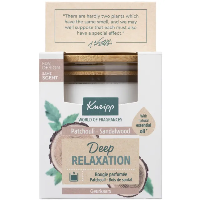 Kneipp Geurkaars Sandalwood Patchouli Wit