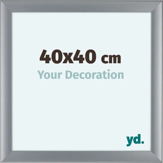 yd. Your Decoration - Fotolijst 40x40 cm - MDF - Zilver Mat - Como