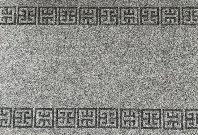 JYG Vloerkleed CORSICA - Keukenmat - Keukenloper - Anti Slip - 66x200cm - Grijs