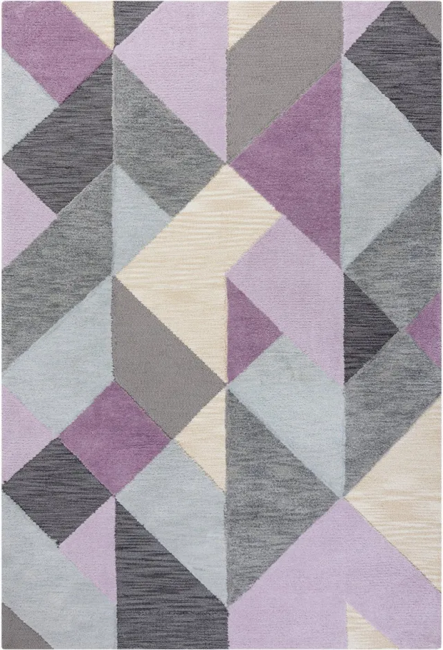 Aledin Carpets Flair Rugs - Vloerkleed 160x230 cm - Laagpolig - Tapijten woonkamer paars
