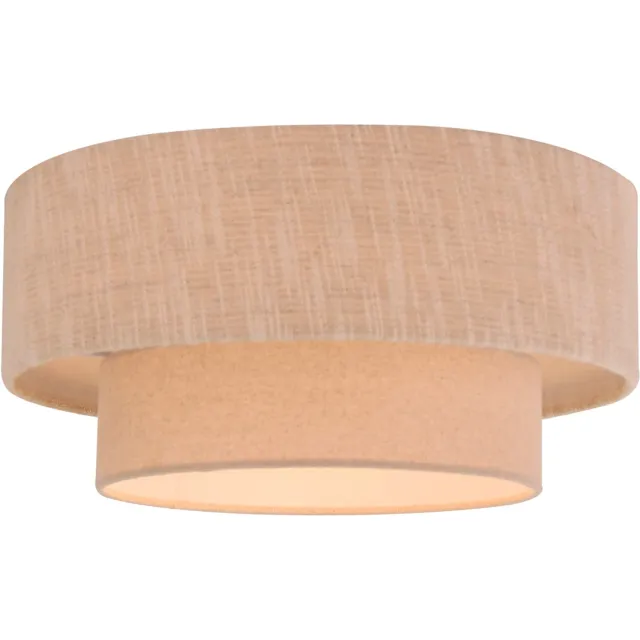 Chericoni Ligthing Chericoni Trilo Plafondlamp - Ø40 cm - Beige, Zand - Katoen, Linnen