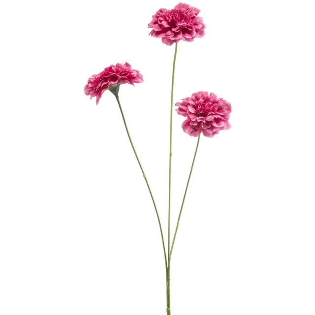 Emerald Kunstbloem Anjer 50cm fuchsia - Kunstplant voor binnen