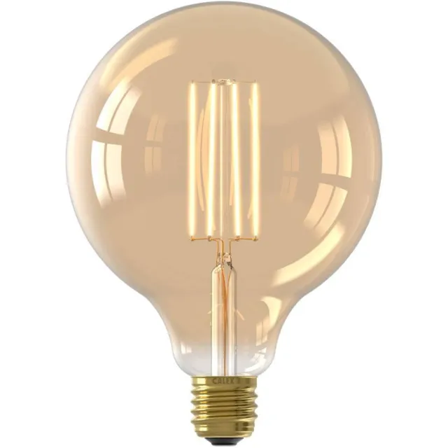 Calex LED lichtbron E27 4W Ø12,5cm Goud