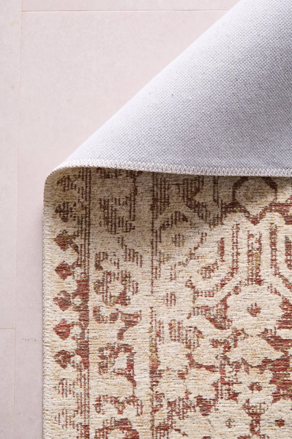 NOUS Living vintage vloerkleed terra crème, foto 5