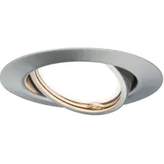 Paulmann Inbouwspot Led Base Kantelbaar Ijzer 5w Zilver