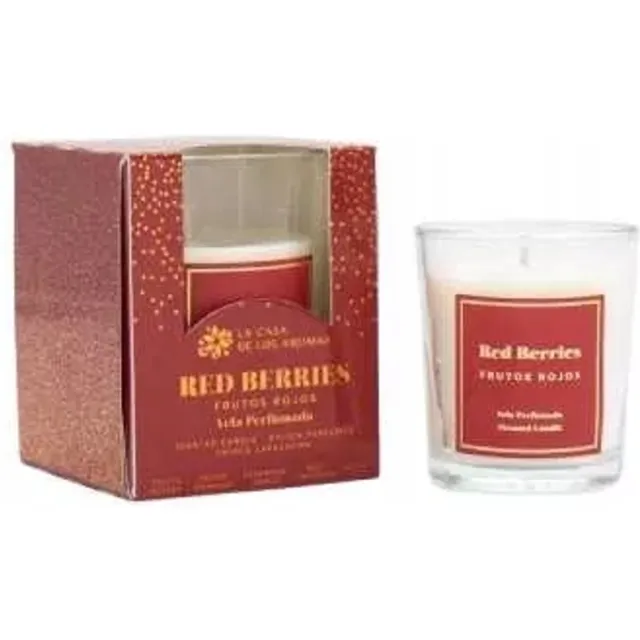 La Casa de los Aromas Geurkaars Rode Vruchten Het Huis van Aroma's 120g Rood