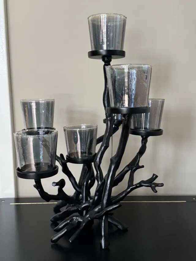 Diga Colmore Colmore Kandelaar Tak Zwart 57cm