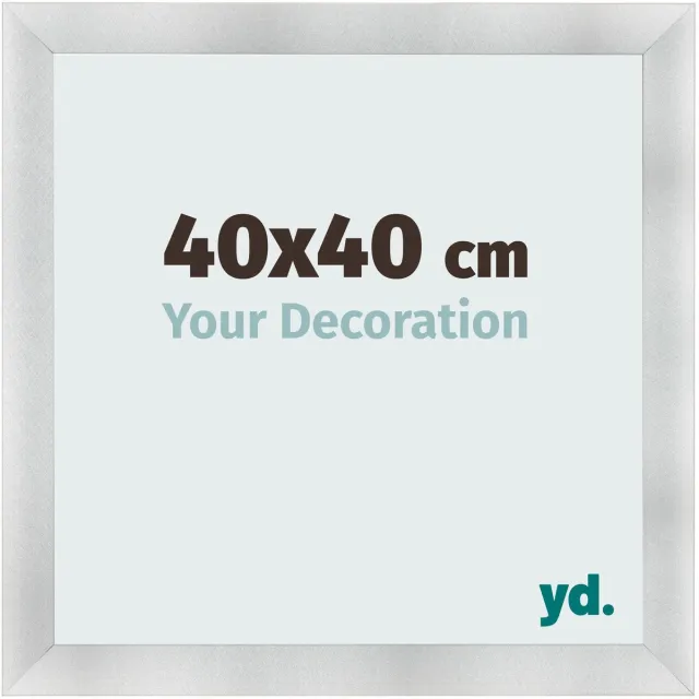 yd. Your Decoration - Fotolijst 40x40 cm - MDF - Aluminium Geborsteld - Pisa
