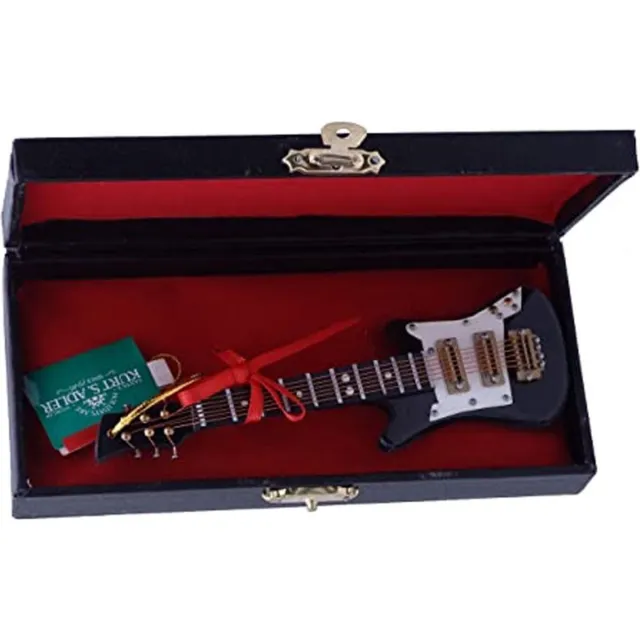 Kurt S. Adler Electric Guitar Kerst Ornament kerst hanger Zwart
