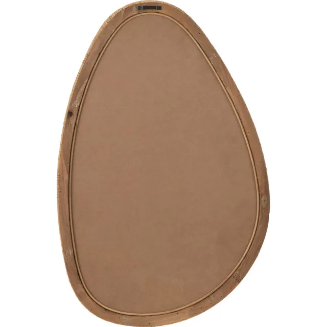 J-Line spiegel Paille - jute/glas - naturel - medium - 46 x 70 cm
