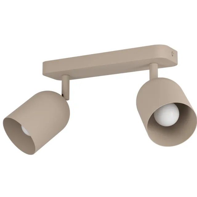 EGLO Tilston Spot - E14 - 28 cm - Zandkleur/Beige/Crème - Kantelbaar Taupe