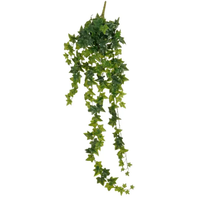 Mica Decorations Hedera klimop kunstplant - groen - hangplant - L25 x B25 x H134 cm - Kunstplanten/nepplanten