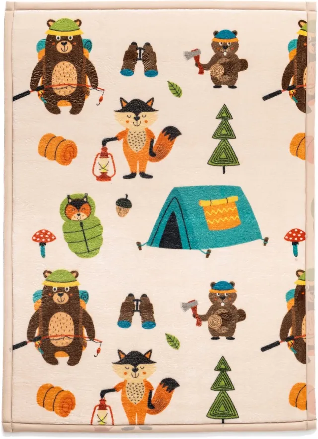 Amiah Speelkleed - Pluffy Forest Animals multi 50x80