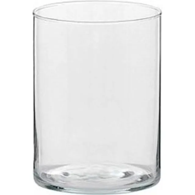 Trend Candles Theelichthouder - transparant - glas - hoog model - 5,5 x 6,5 cm - Glazen kaarsenhouders - Woondecoraties