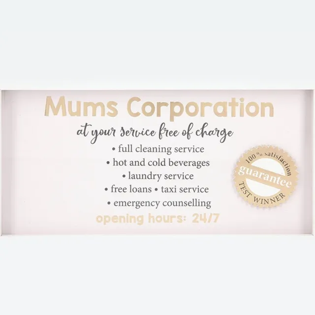 Depesche Fotolijst met Compliment Mums corporation at your service free? Wit