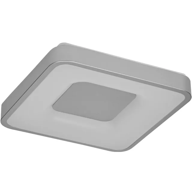 Osram ORBIS Piana LED Plafondlamp 380mm, 24W, 3000K warm wit, Click-DIM, Zilver, Metaal, IP20