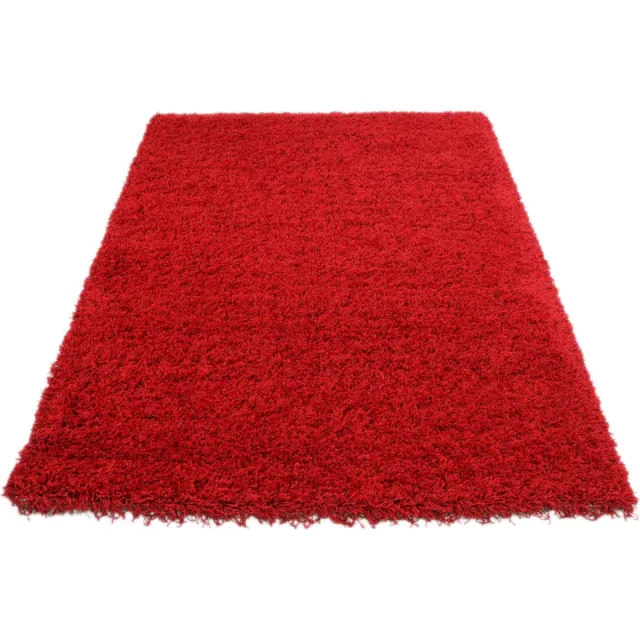 Merinos Vloerkleed Shaggy Plus 958 Red 200x290 cm rood