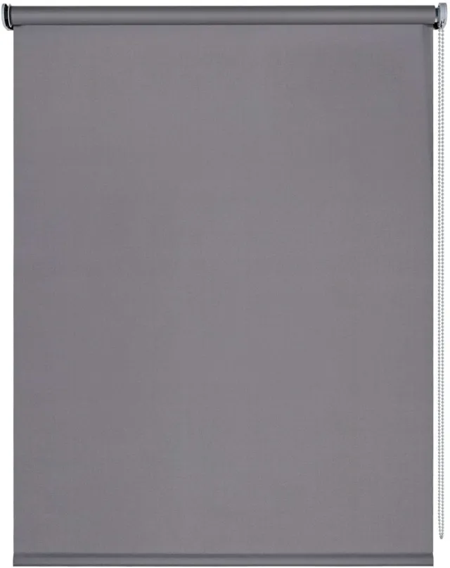 Storesdeco Opaco Moon rolgordijn, Blackout rolgordijn donkergrijs, 140x250 cm Grey