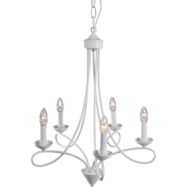 Lumidem Moderne kroonluchter - Bronq Lyon - Wit