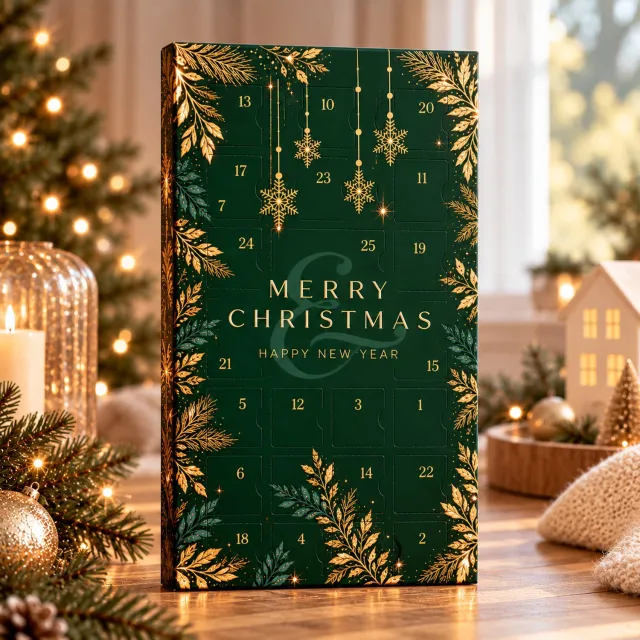 Anna's Geurenhuisje Luxe Adventskalender Waxmelts - Kerstgeuren - 25 days until Christmis - Sojawas - geur kaars - Aftelkalender - Kerst - Dierproefvrij - Kerstcadeau - Geur voor in huis