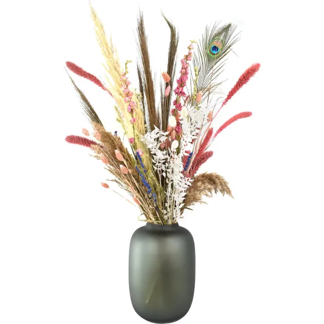 Natuurlijk Bloemen Droogbloemen boeket - Exclusive Naturel - 80 cm - Droogboeket - Natuurlijk Bloemen Wit