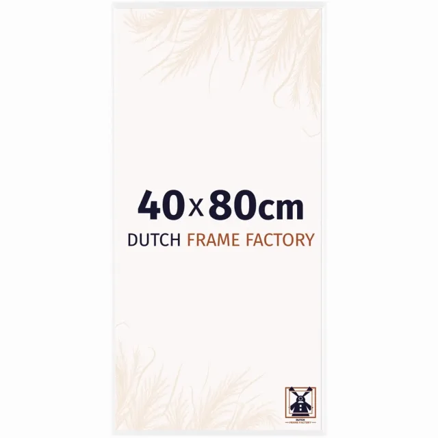 Dutch Frame Factory Fotolijst 40x80 cm - Kunststof - Wit Hoogglans - Easy