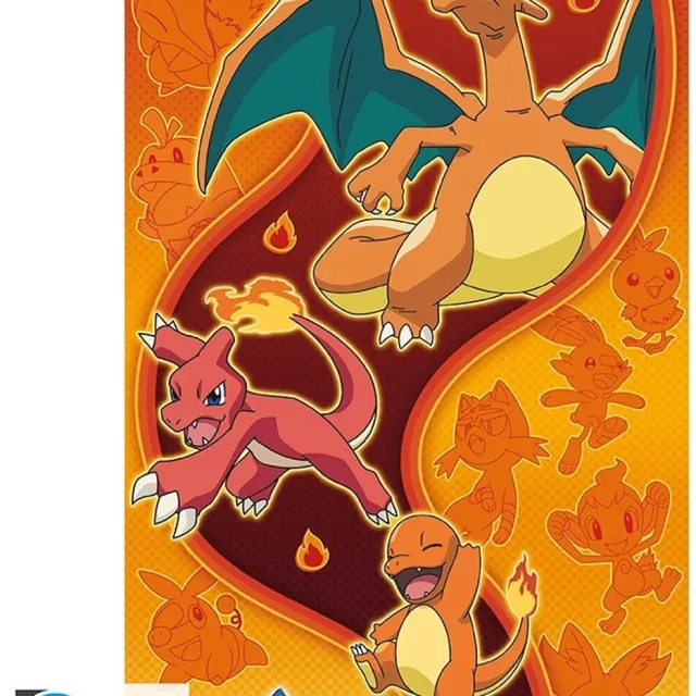 Pokémon Fire Starters Unisex Poster - meerkleurig - Standard multicolor