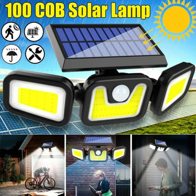 ElectroGoods Solar Buitenlamp met bewegingssensor, LED solar wandlamp met bewegingsmelder, IP65 waterdicht, 120° lichthoek, solar wandlamp voor tuin - (TYN-02) czarny-1