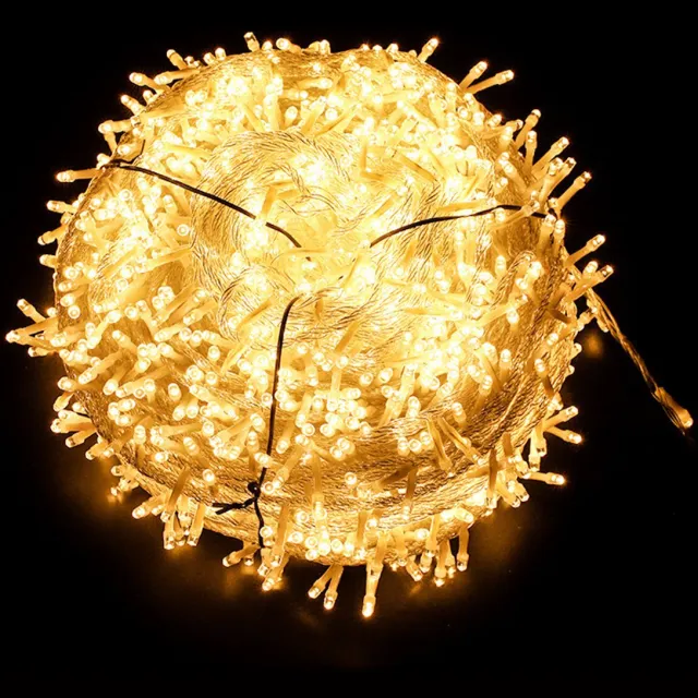 Daity 1-pack - Lichtsnoer - 30 meter LED-draad - waterdichte lichtsnoer - kerstversiering - binnen - en buitendecoraties voor slaapkamers en tuinfeesten - stekkerklaar (warme kleur)