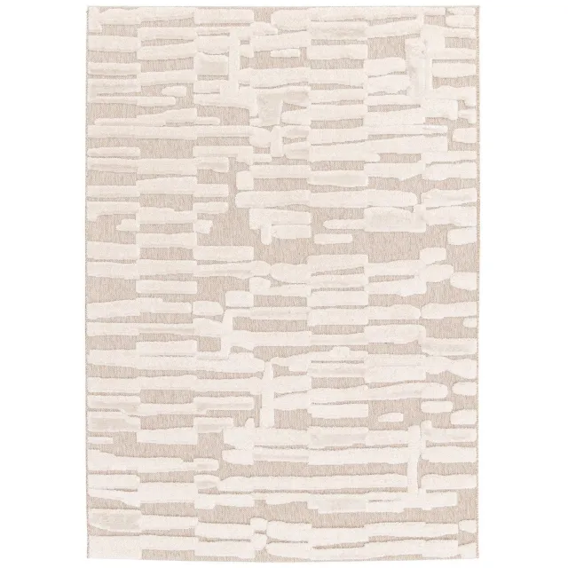 AFK Living Design tapijt met reliëfeffect ACHILLE beige