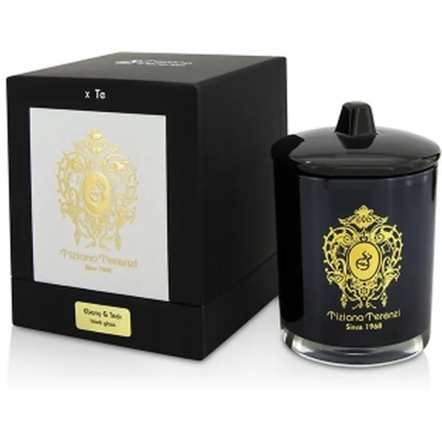 Tiziana Terenzi Ebony & Teck Geurkaars 170g - Luxe en Warmte Black