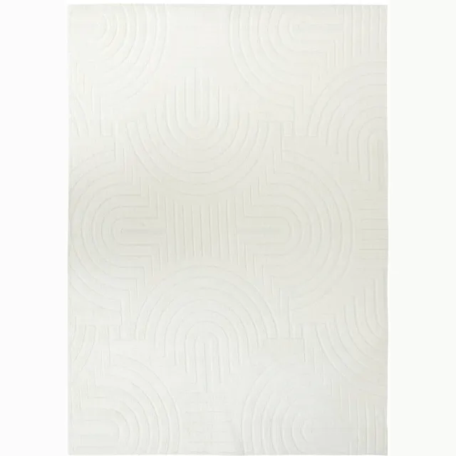 Atmosphera Créateur d'intérieur® Tapijt in imitatiebont ARKA Ivoire