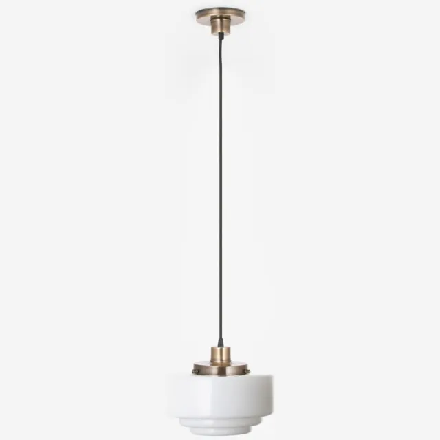 Coloured by Art Hanglamp aan snoer Getrapt Ø 25 20's Brons - Art Deco Trade