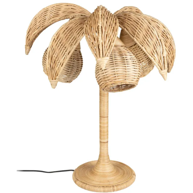 Dutchbone Palmtree tafellamp - bruin