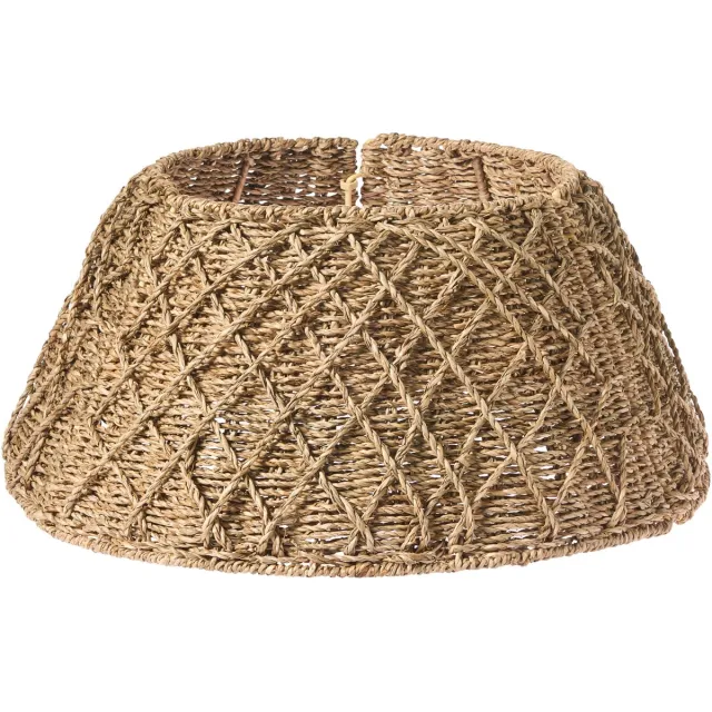 Beliani BOUGIE - Kerstboomrok - Naturel - ⌀ 53 cm - Zeegras Natuurlijk