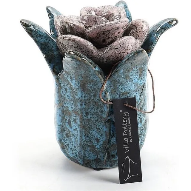 Villa Pottery Lilou vaas 2-2 Zwart mix 21 x 20.5 x 21