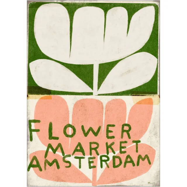 Poster & Frame Poster - Marco Marella - Flower Market Amsterdam (30 x 40 cm cm)