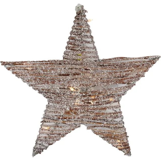Countryfield Kerstster White Wash Valera - met LED timer - Large Wit