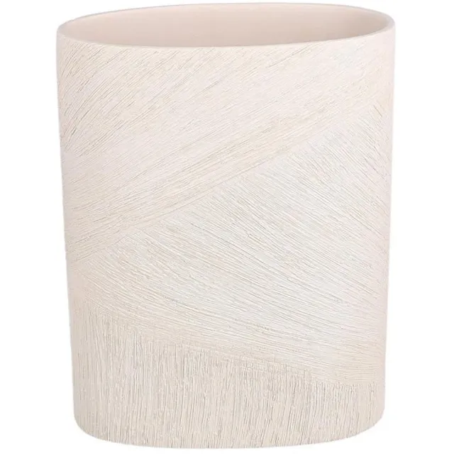 S|P Collection Vaas 18,5x8,5xH24,5cm ovaal beige Vico