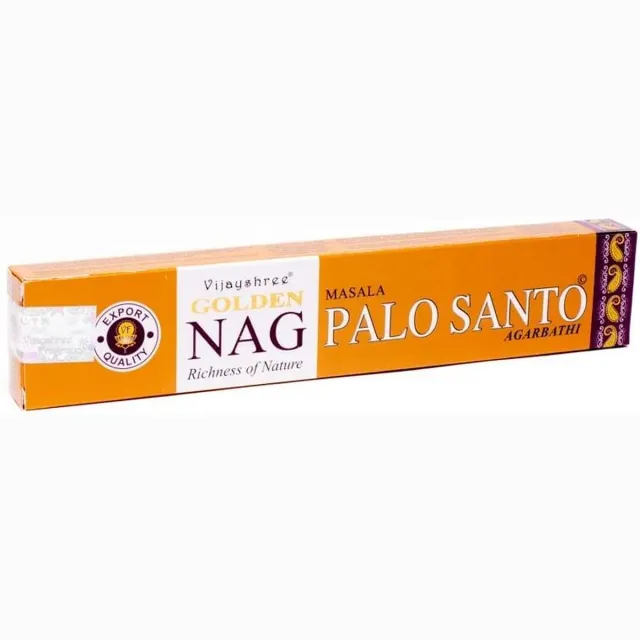 Wierook Golden Nag Palo Santo — 3 Pakjes