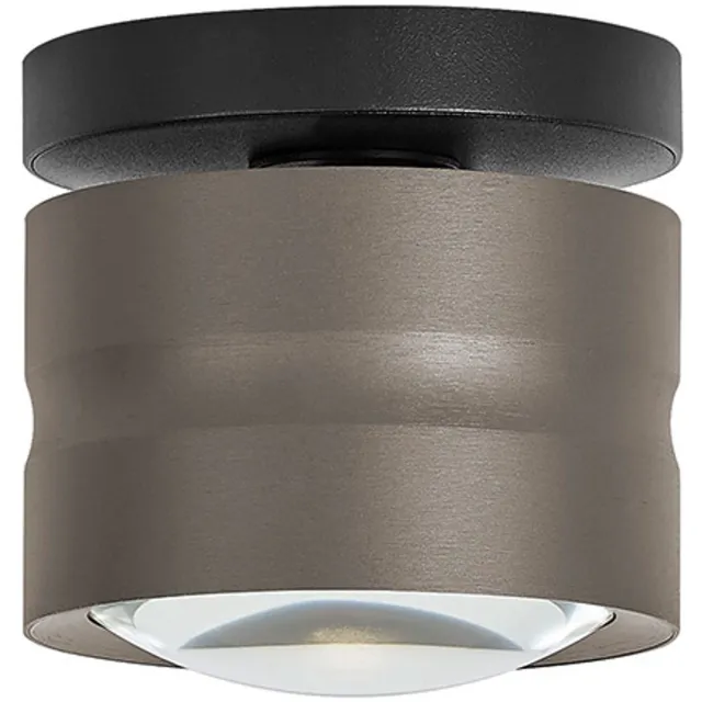 Hell Leuchten Moderne LED Plafonnieres Mika 1 Lichtpunt Brons Metaal Slaapkamer Gang/Hal Keuken Dimbaar Diameter 11cm