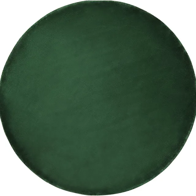 Beliani GESI - Laagpolig vloerkleed - Smaragdgroen - 140 cm - Viscose